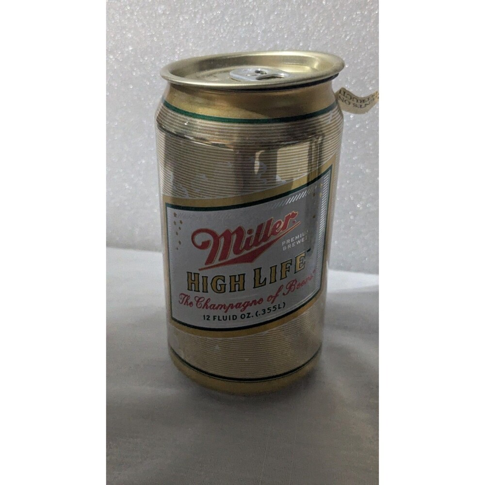 Vintage 1981 Miller High Life Citronella Beer Can Candle - Unburned -